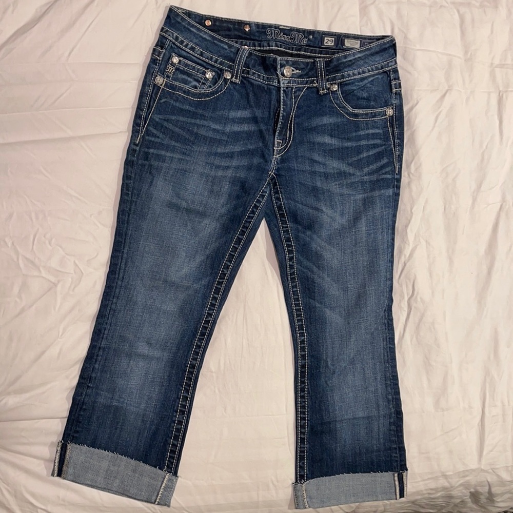 Miss Me cropped jeans